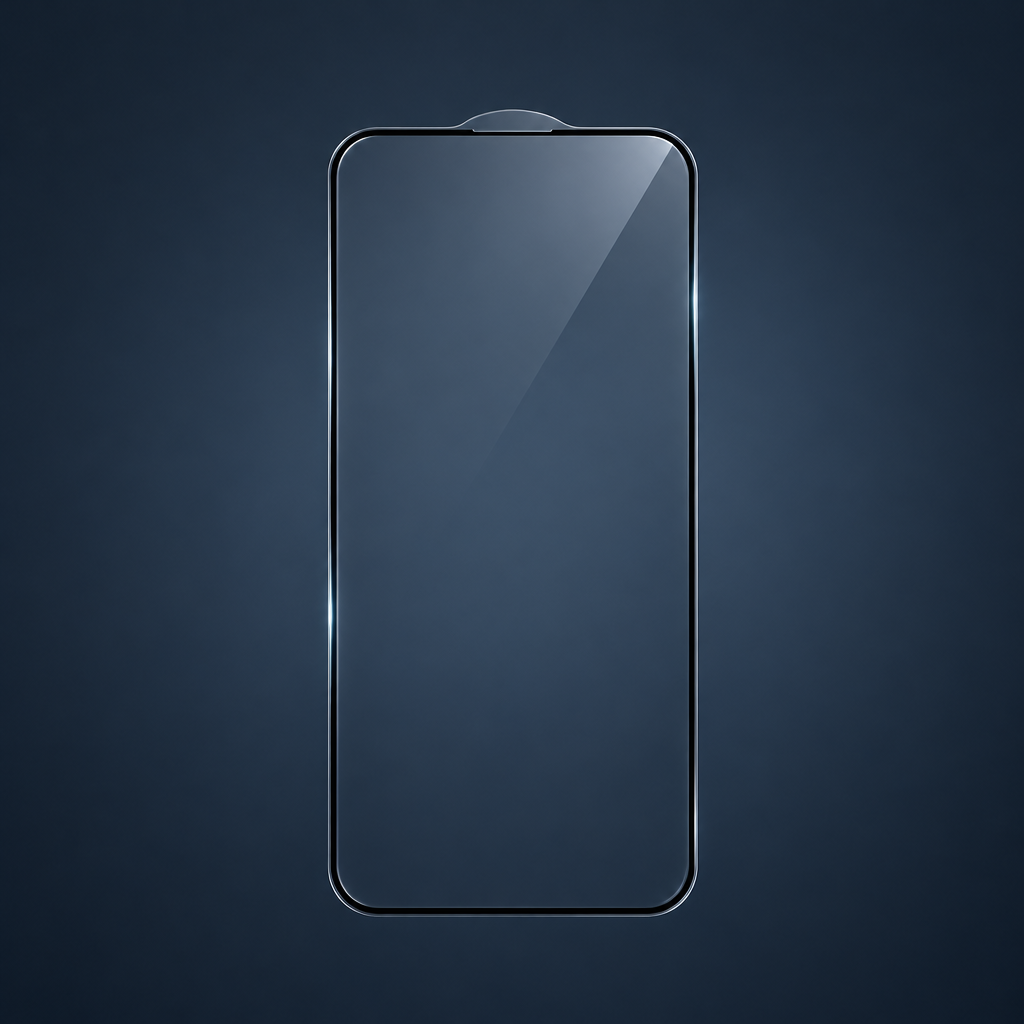 Screen Protector with blue-grey background